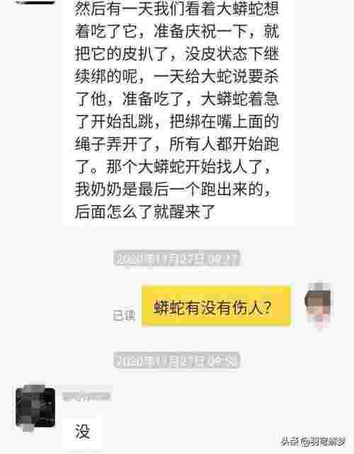 梦见蛇上身但不咬人（做梦梦见大蛇要咬人）(图2)